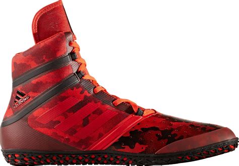 red adidas wrestling shoes